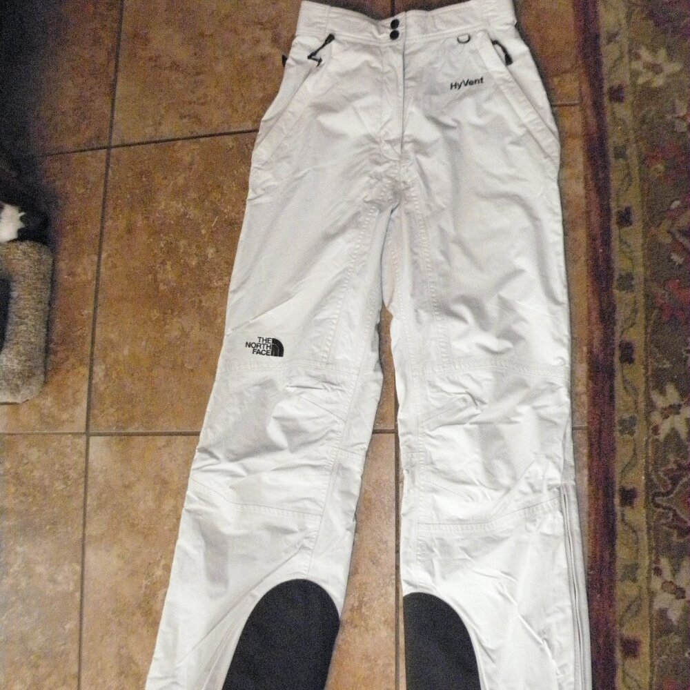 The North Face White HyVent Ski Snow Pants
